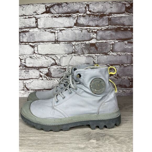 Palladium Pampa Travel Lite Slate Gray Lightweight Comfort Mesh Boots Men 7M US
